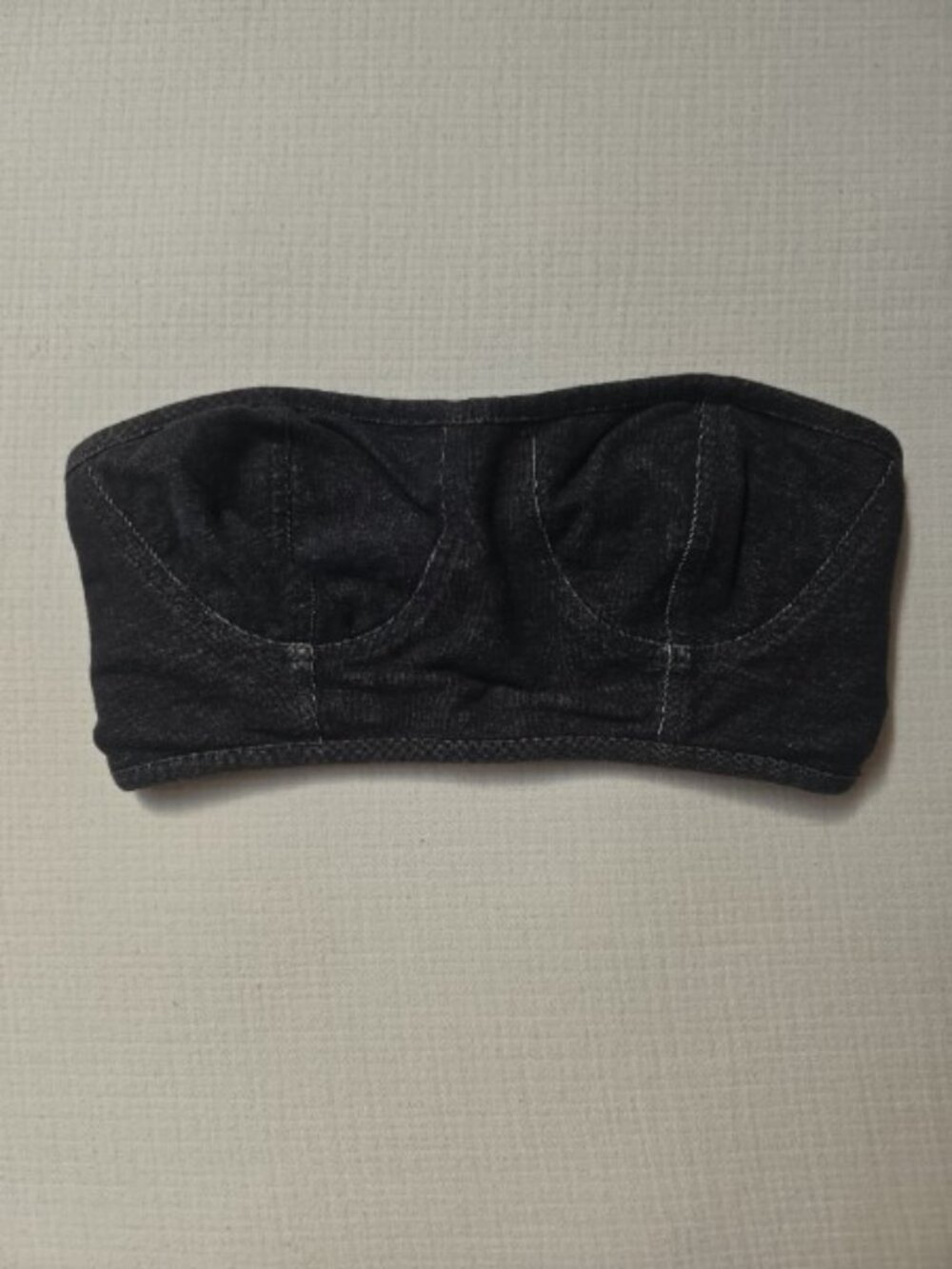 Poof! Vintage Denim (Cotton) Bralette